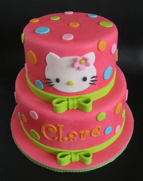 Learn colors hello kitty dough with ice cream popsicles molds and surprise toys shopkins. Gambar Kue Hello Kitty Lucu Ulang Tahun Hello Kitty Cake ...