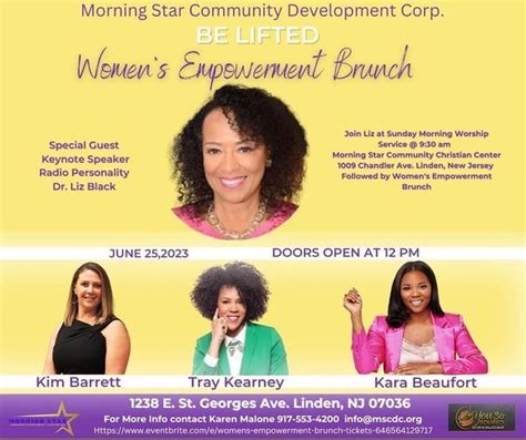 Womens Empowerment Brunch Morning Star Christian Community Center