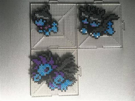 The moment an opponent flinches, rockruff attacks. #633-#635 Deino Family Perlers by TehMorrison on ...