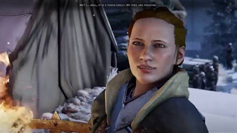 Dragon Age Inquisition Flirting With Scout Harding Youtube