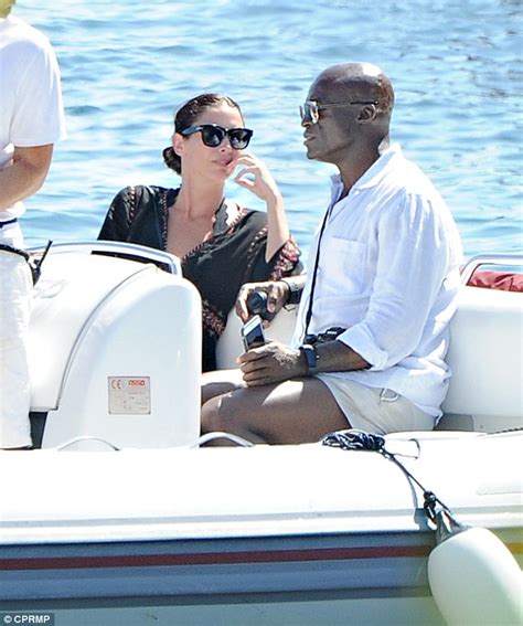 Seal And Erica Packer Snuggle Up And Share A Kiss As They Continue To Pack On The Pda During
