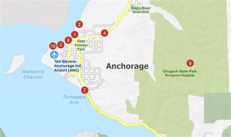 Anchorage Alaska On A Map World Map