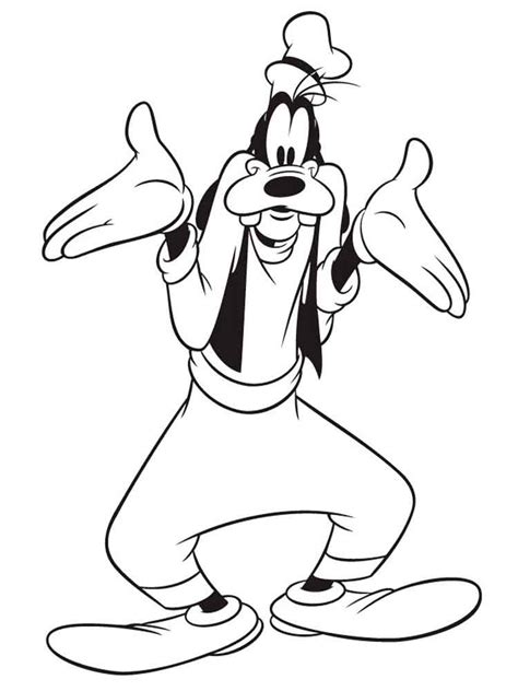 Check spelling or type a new query. Goofy coloring pages. Download and print Goofy coloring pages