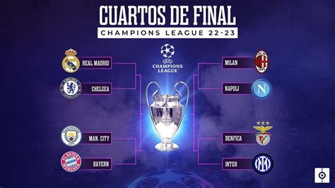 Uefa Champions League Conocé Como Son Los Cruces De Cuartos De Final