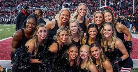 College Football Fans React To Ohio State Cheerleaders Wild Video Game 7