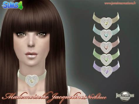 My Sims 4 Blog Earrings And Necklace By Jomsims
