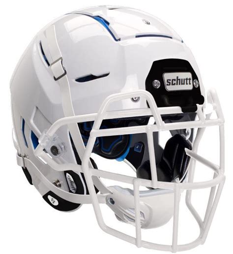 New Schutt F7 Lx1 White Football Youth Helmet Facemask Included