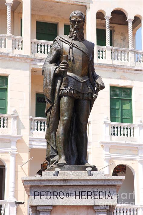 Statue Of Pedro De Heredia Photograph By Jannis Werner