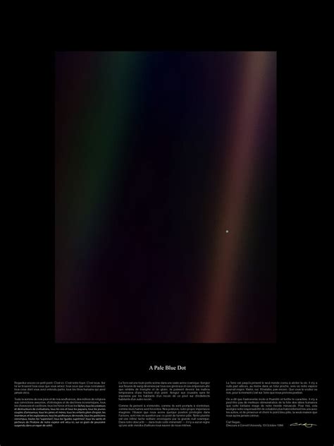 Pale Blue Dot Nasa X Carl Sagan Photographic Print By BrecanetFils