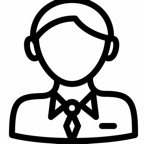 Business Employee Male Office Icon