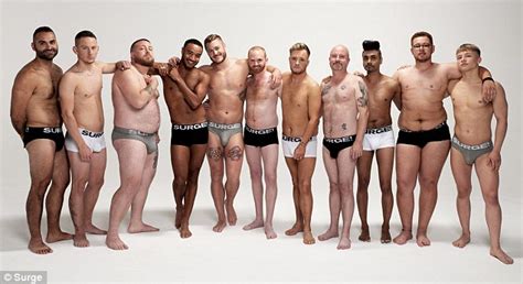 Mens Underwear Brand Surge Debuts With Diversity Campaign Daily Mail