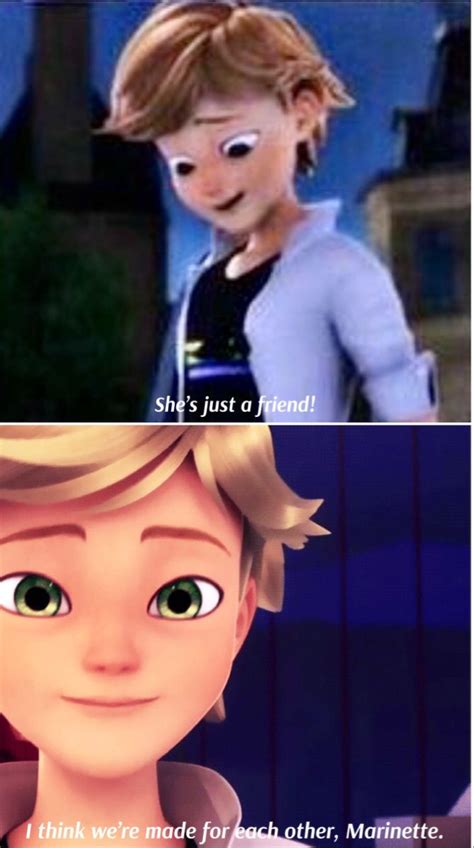 Miraculous Ladybug Au Adrien ‘shes Not Just A Friend Miraculous Ladybug Anime Miraculous