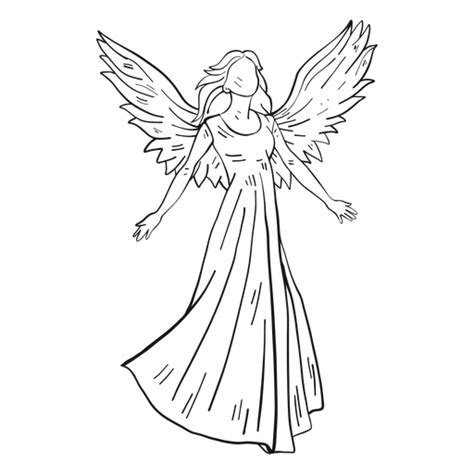 Female Angel Silhouette Transparent Png And Svg Vector