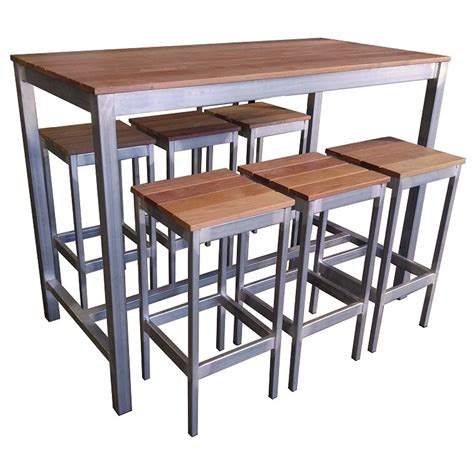 Bar stool table features and decor ideas. Beer Garden Outdoor Bar Table and Stools | Apex