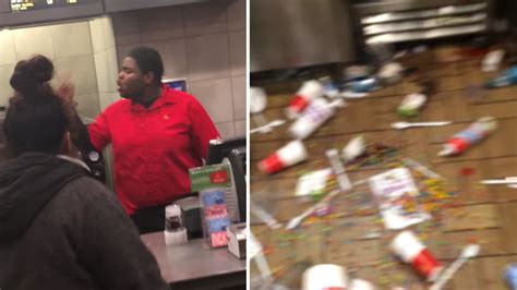 Furious Mcdonalds Employee Has Epic Meltdown And Trashes Restaurant