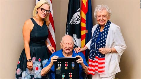 Two World War Ii Veterans Are Awarded Their Service Medals Over 70