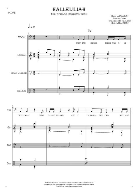 Нурминский — купить бы джип (low bass by danka) (мощные басы 2021). Hallelujah - Score with vocal in bass clef | PlayYourNotes
