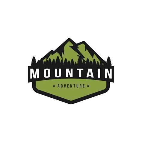 Premium Vector Mountain Adventure Outdoor Logo Design Badge