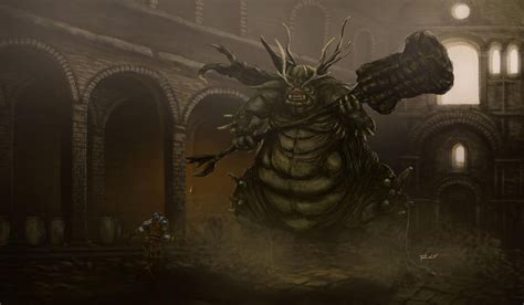 Dark Souls Asylum Demon By Andrew Odoerfer Imaginarydarksouls