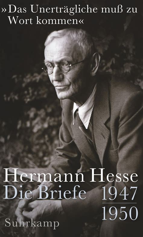 Das Unerträgliche Muß Zu Wort Kommen Buch Von Hermann Hesse