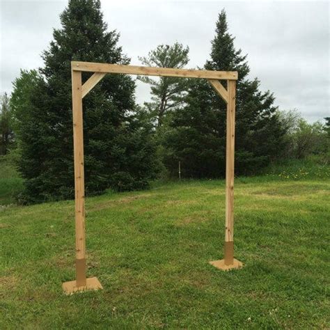 This archway is a great because it is so. 5 Piece Cedar Wedding Arch with Two Square Stands | Etsy ...
