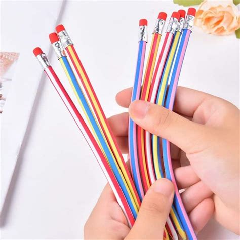 Flexible Bendy Pencils With Eraser Asmpick Store
