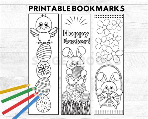 Printable Easter Bookmarks Printable Word Searches