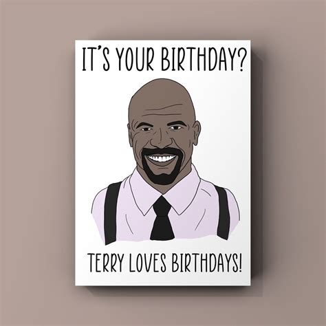 Limited Edition Brooklyn 99 Themed Birthday Card In A6 Jake Etsy