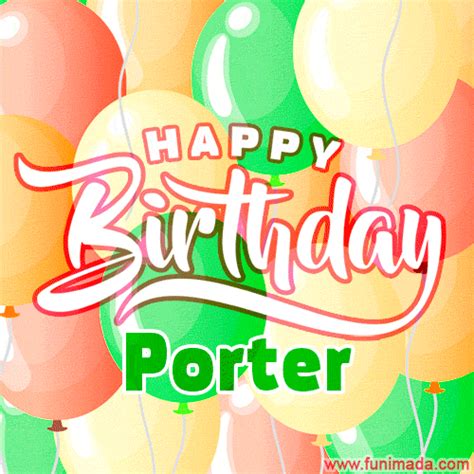 Happy Birthday Porter S