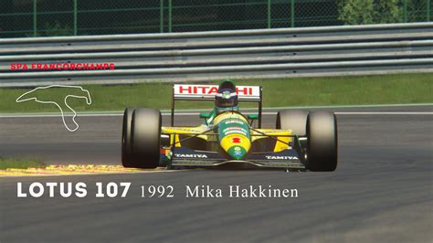 Assetto Corsa Lotus Spa Francorchamps Mika Hakkinen