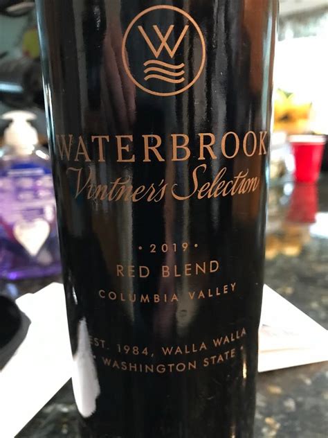 2019 Waterbrook Cabernet Sauvignon Special Blend Red Vintners Selection Usa Washington