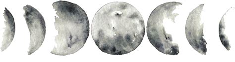 Love Phases Of Moon Png Free Transparent Png Download Pngkey