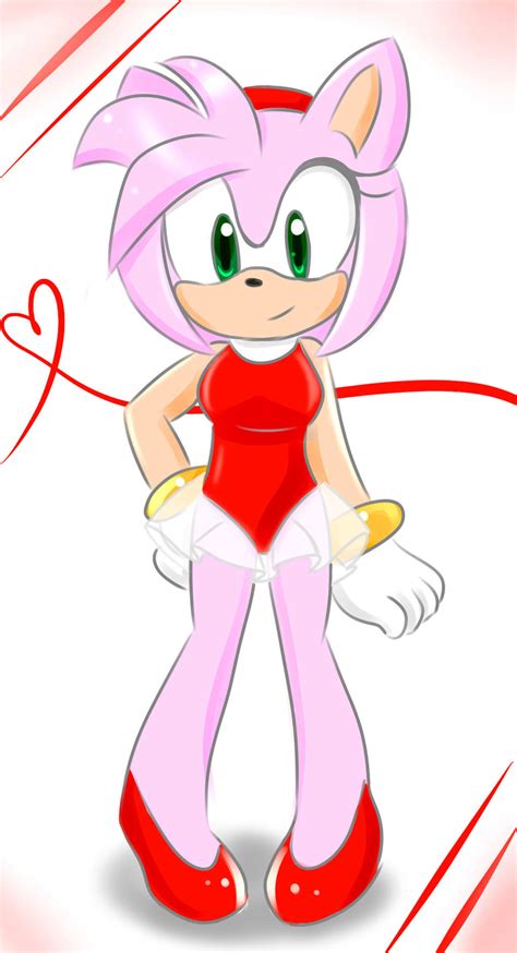 Amy Rose With His Suit Of The Olympic Games By Kary22 On Deviantart