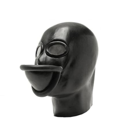 Original Studio Gum Rubber Urinal Mask Black Size Brand New Ebay