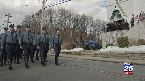 Hundreds Pay Respects To Fallen Trooper Boston 25 News