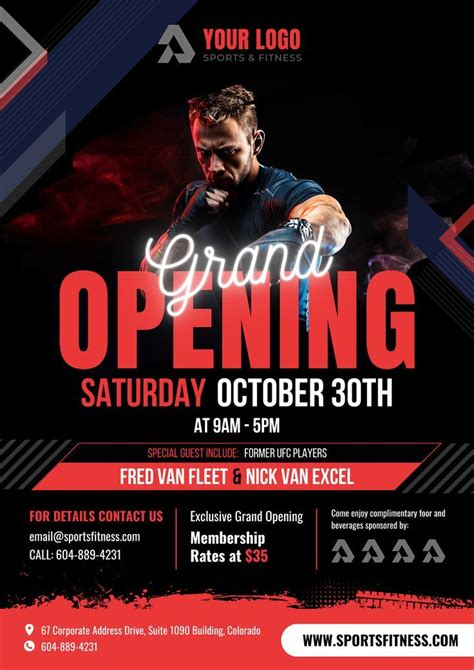 Flyer Template For Grand Opening Flyer Template Grand Opening Flyer