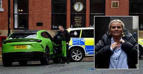 Kerry Katona And Fiancé Ryan Mahoney Stop For Chat With Cops In £