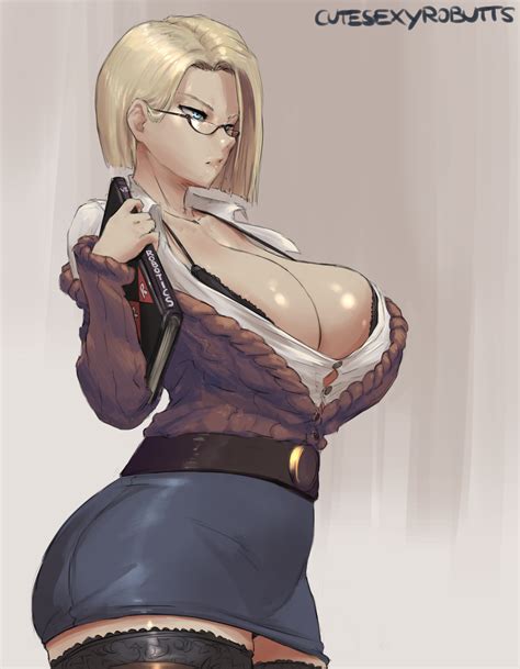 Teacher Android 18 By Cutesexyrobutts Hentai Foundry