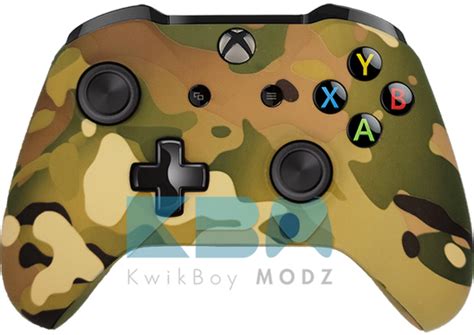 Custom Multicam Xbox One Elite Controller Series 2 Kwikboy Modz