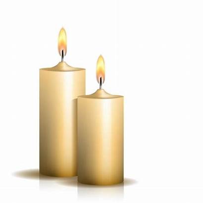 Background Candles Burning Candle Vector Illustration Clipart