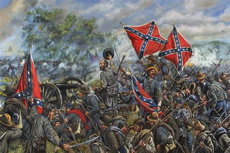 The Angle General Lewis A Armstead Picketts Charge Battle Of