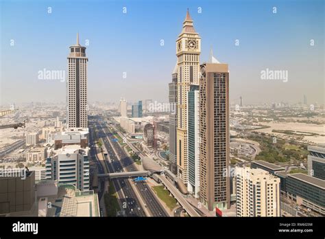 Sheikh Zayed Road View Hi Res Stock Photography And Images Alamy