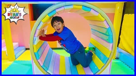 Indoor Playground For Kids With Ryans World Youtube