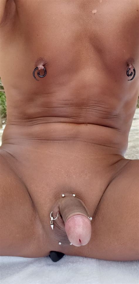 Naked On The Beach To Show My Piercings The Chain Gang Piercing
