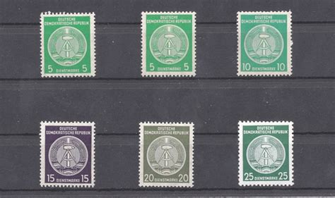 Frankfurts runder geburtstag briefmarken spiegel online. PhilaSeiten.de: (?) (30) DDR Dienstmarken: Marken ...