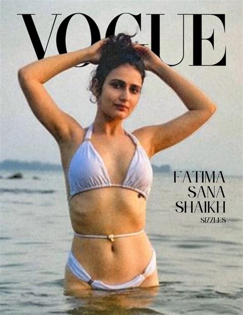 Fatima Sana Shaikh In Bikini Magazine Concept Rindiancelebscenes