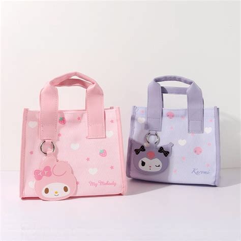 Authentic Sanrio X Miniso Small Lunch Handbag Totes With Etsy