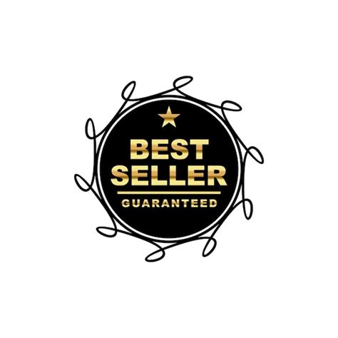 Premium Vector Best Seller Unique Badge Logo Design