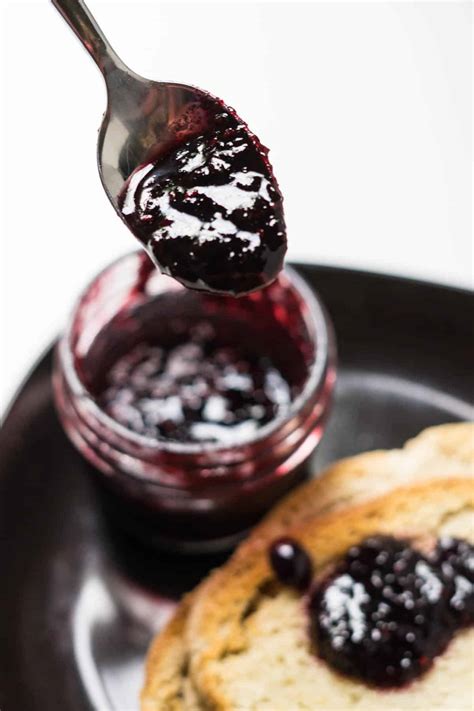 Freezer jam is quick, easy, and bursting with fresh, ripe fruit. Saskatoon Jam -low sugar recipe - Smart Nutrition with ...