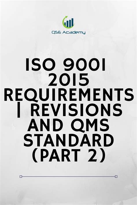 Iso 9001 Requirements What You Need To Know Iso Guidelines Revision